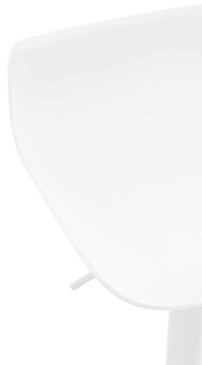 Set van 4 barkrukken Oviera wit, Wit