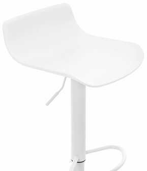 Set van 4 barkrukken Oviera wit, Wit