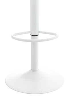 Set van 4 barkrukken Oviera wit, Wit