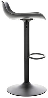 Set van 4 barkrukken Oviera zwart, Zwart