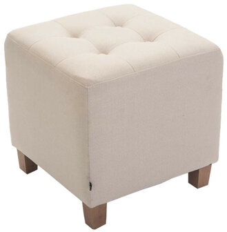 Set van 2 hockers Phoraa Creme