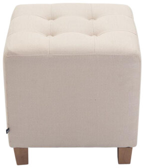 Set van 2 hockers Phoraa Creme
