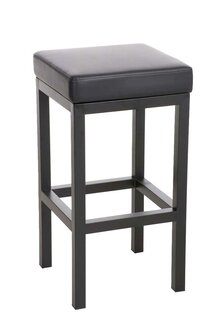 Barkruk Toylar B80 Kunstleer zwart, Zwart
