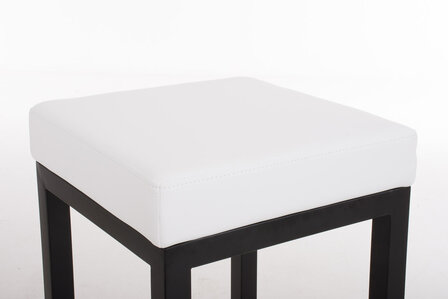 Barkruk Toylar B80 Kunstleer wit, Wit
