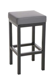 Barkruk Toylar B80 Kunstleer grijs, Grijs