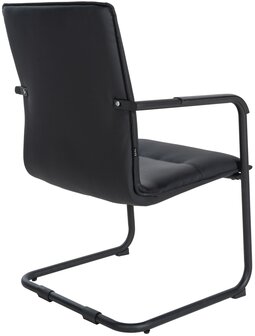 Bezoekersstoel Siittli zwart/zwart, Zwart