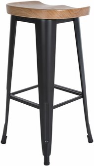Barstoel Bermuda Rood, Zwart