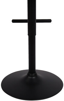 Barstoel Les Engalos Fluweel zwart, Creme