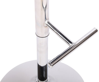 Barstoel Les Engalos Fluweel chroom, Bruin