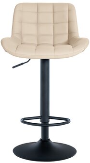 Barhocker Tevor Kunstleder, Creme