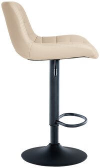 Barhocker Tevor Kunstleder, Creme