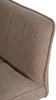 Barstoel Bermuda Rood, Taupe