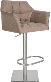 Barstoel Bermuda Rood, Taupe