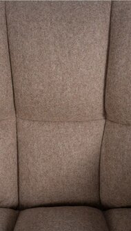 Barstoel Demosa A Filz met 4-poots frame, Taupe