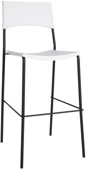 Barstoel Bermuda Rood, Wit