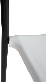 Barstoel Bermuda Rood, Wit