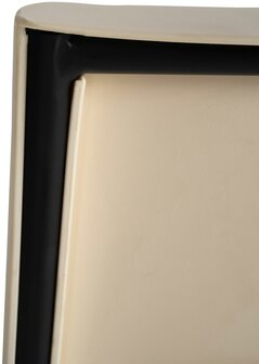 Barstoel Bermuda Rood, Creme
