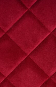 Stoel Sprengs Fluweel, Rood