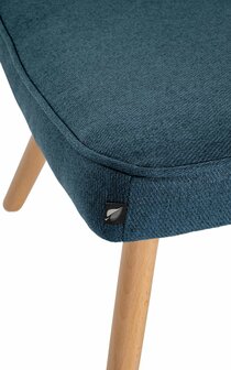 Voetenbank Girdang Stof, Blauw
