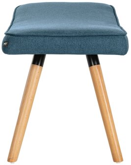 Voetenbank Girdang Stof, Blauw