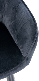 Set van 2 eetkamerstoelen Cissas, Zwart