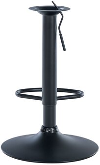 Vervangend frame voor barkruk 8 x 8 cm, Zwart