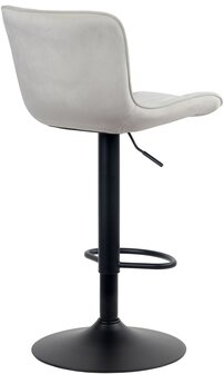Barstoel Lunis Fluweel, Creme