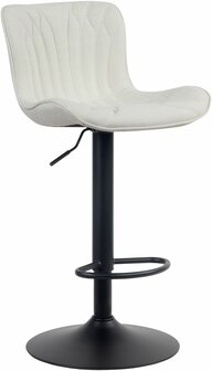 Barstoel Lunis Stof, Creme