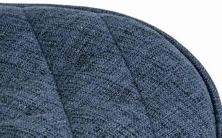 Barstoel Manosi Stof, Blauw