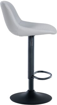 Barstoel Lift Kunstleer, Grijs