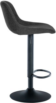 Barhocker Lift Stof, Zwart