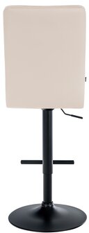 Barstoel Pikeng V2 Kunstleer zwart, Creme