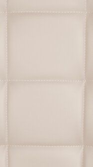 Barstoel Pikeng V2 Kunstleer zwart, Creme