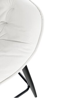 Barstoel Gobsin 76 Fluweel, Creme