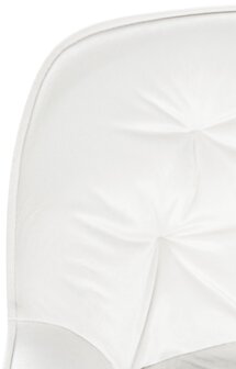 Barstoel Gobsin 76 Fluweel, Creme