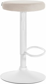 Barstoel Bermuda Rood, Creme