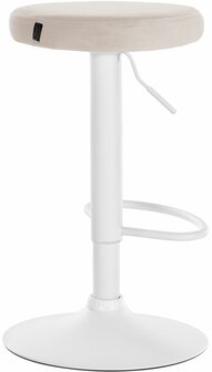 Barstoel Bermuda Rood, Creme