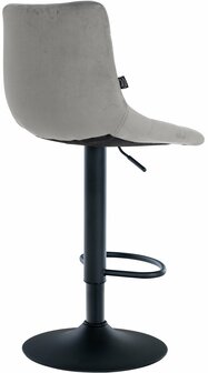 Barstoel Bermuda Zwart, Grijs