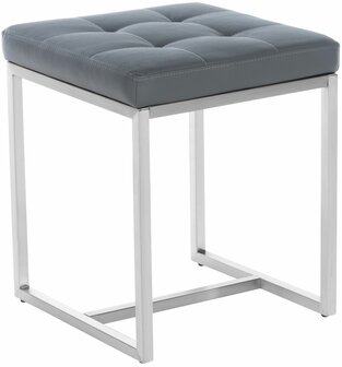 2-delige set barkrukken Birca, Grijs