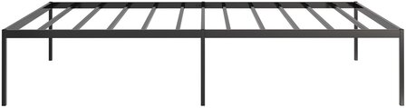 Metalen bed Forga 200x100x42 cm, Zwart