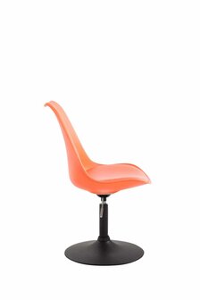 4-delige set eetkamerstoelen Miverack B kunststof, Oranje