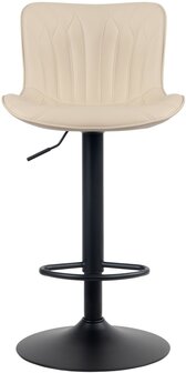 Barstoel Lunis Kunstleer, Creme