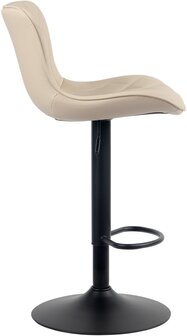 Barstoel Lunis Kunstleer, Creme