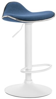 Barhocker Shinghaa Stof wit, Blauw