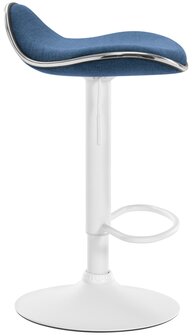 Barhocker Shinghaa Stof wit, Blauw