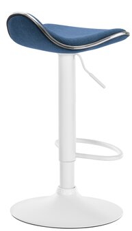 Barhocker Shinghaa Stof wit, Blauw