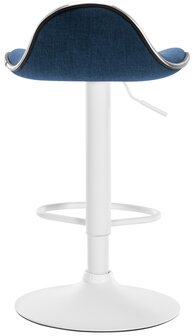 Barhocker Shinghaa Stof wit, Blauw