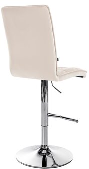 Barstoel Bermuda Rood, Creme