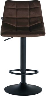 Barstoel Bermuda Zwart, Bruin