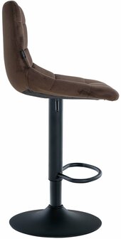 Barstoel Bermuda Zwart, Bruin